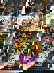 Box Personalizada Com Buque 6 Rosas