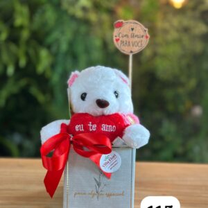 Box com Urso e Plaquinha